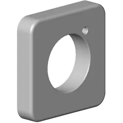 Dornbracht Rosette Ersatzteile 092771010 64 x 12 x 64 mm Schwarz matt 092771010-33