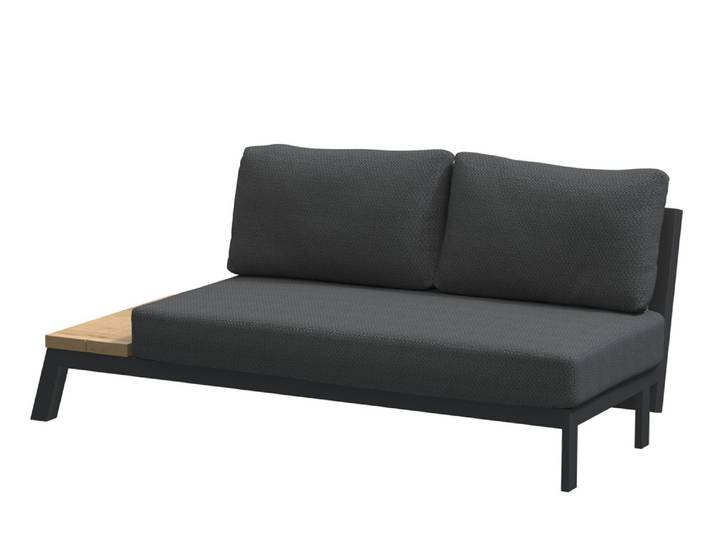 4Seasons Empire Plattform 2-Sitzer Ablage rechts inkl. 3 Kissen