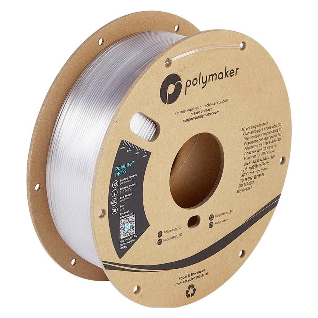 Polymaker PB01024 PolyLite Filament PETG hitzebeständig, hohe Zugfestigkeit 2.85 (PETG, 1000 g, 2.85 mm) (PB01024)