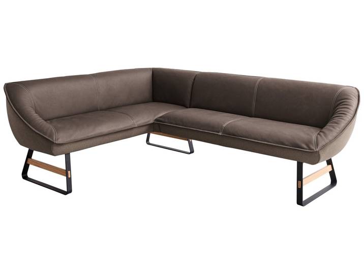 Koinor Eckbank SOFTY, schoko, Leder