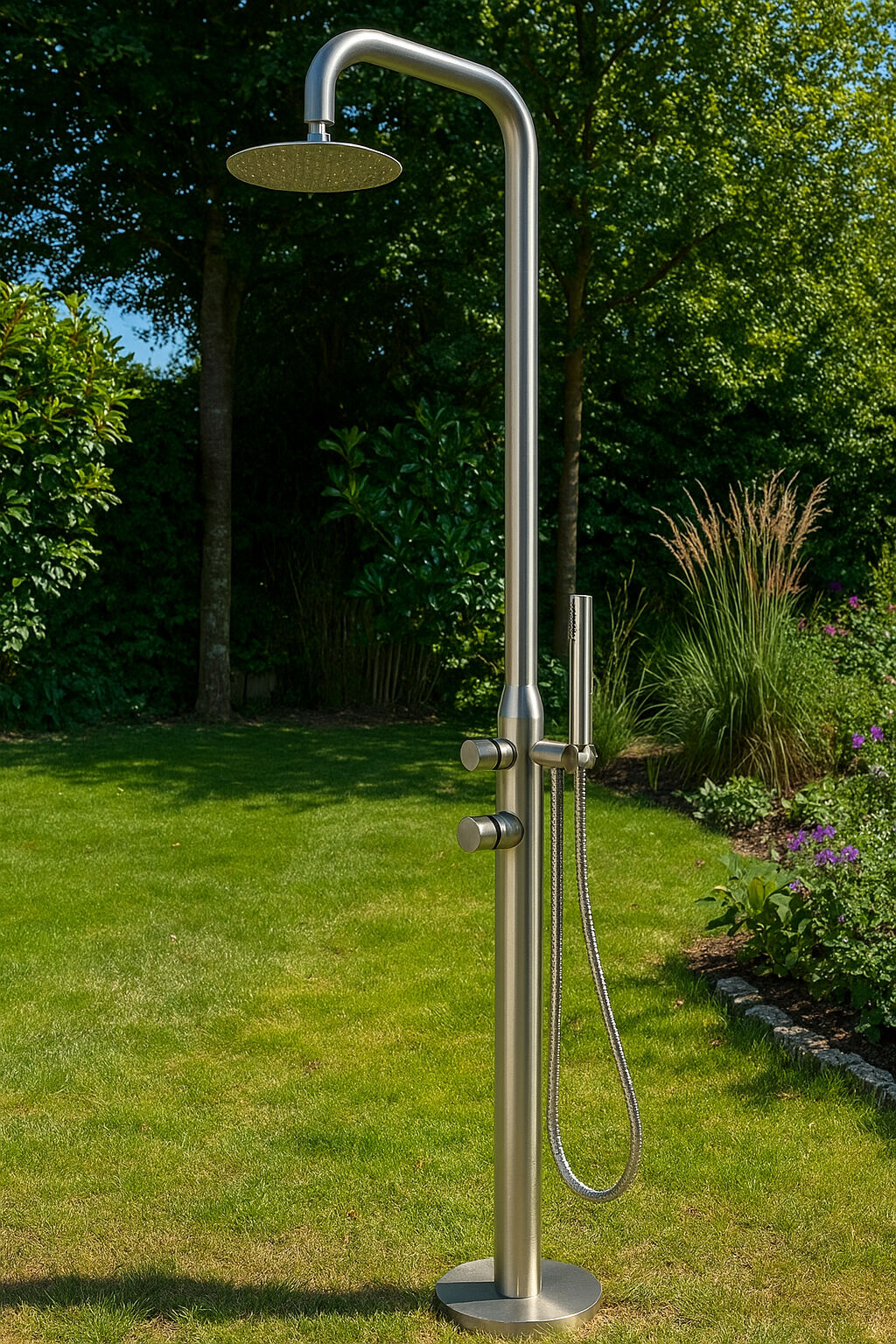 Eichenwald Ideal Edelstahl Eichenwald Modell 70 Gartendusche Juist