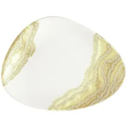 Churchill Tide Gold Platte Dreieckig 26,5 x 20,5cm