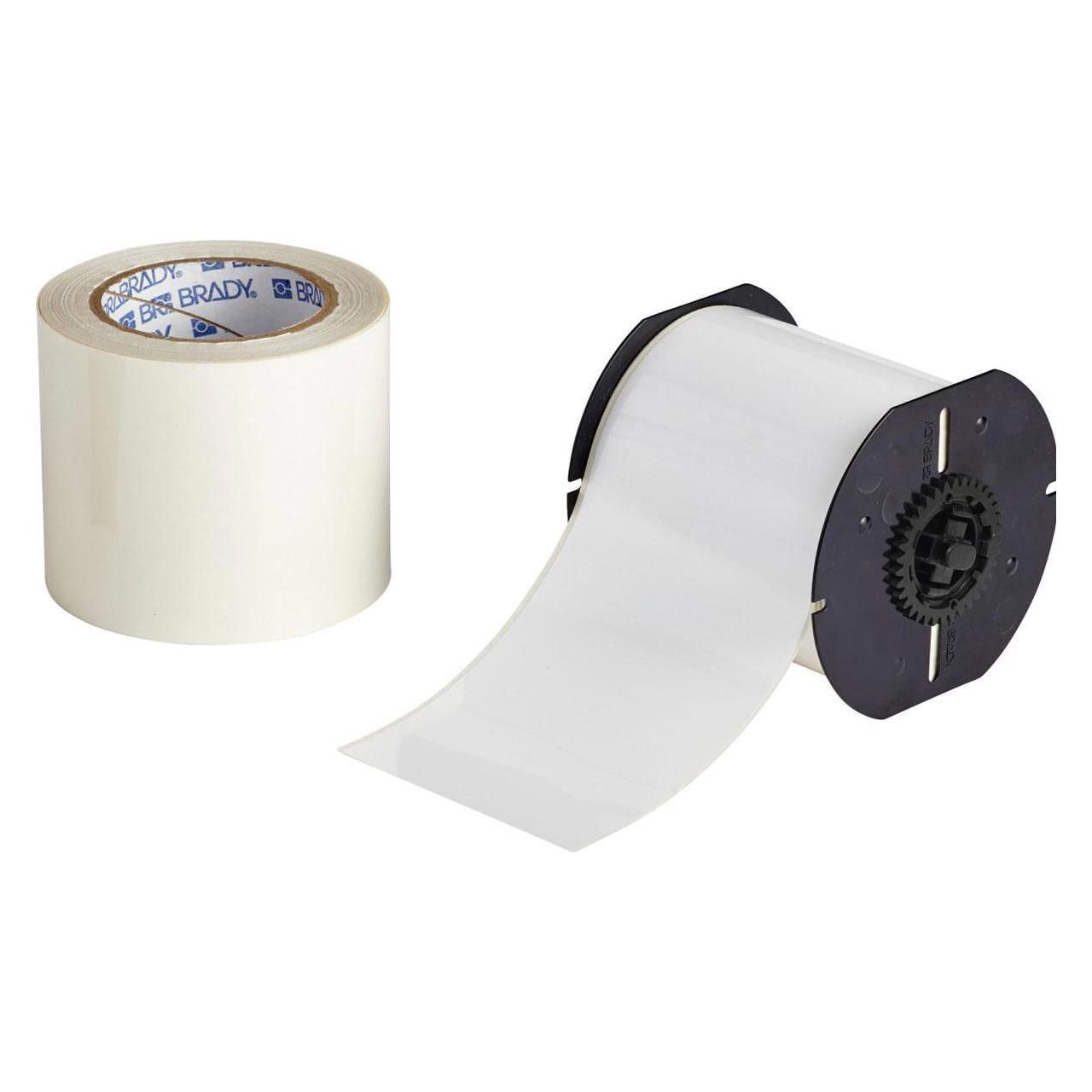 Brady B30C-4000-483WT-KT, Toughstripe Bodenmarkierung mit Schutzlaminat, Polyester, Weiss, glänzend (B30C-4000-483WT-KT)