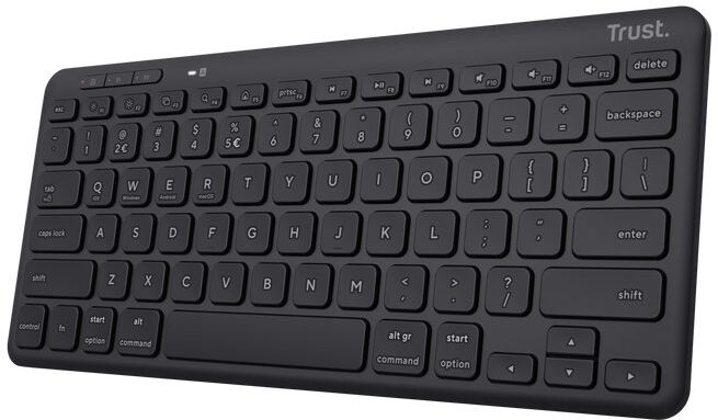 Tastiera computer Trust 24708 LYRA Compact Black