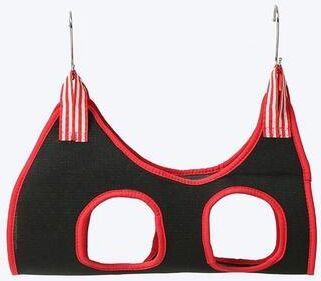 Uplifted Finds Professional Suspension Grooming Hammock black Red l