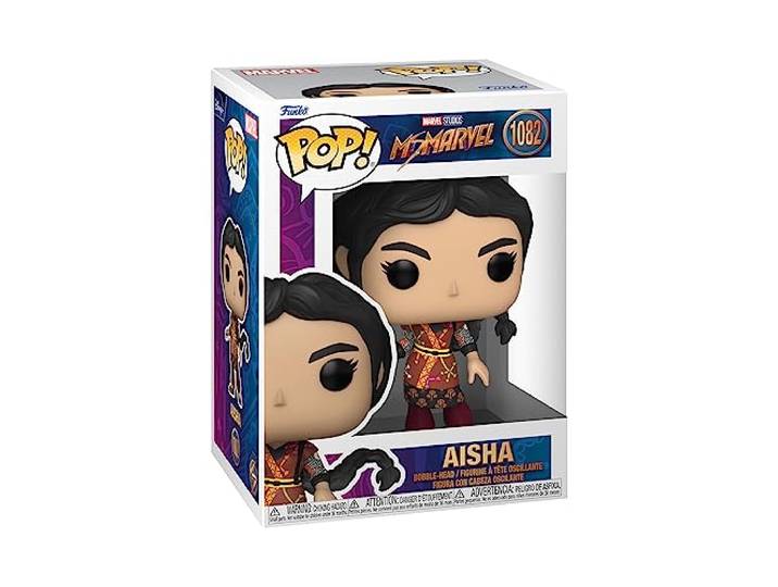 Ms. Marvel Aisha vinyl figuur 1082 Funko Pop! standaard
