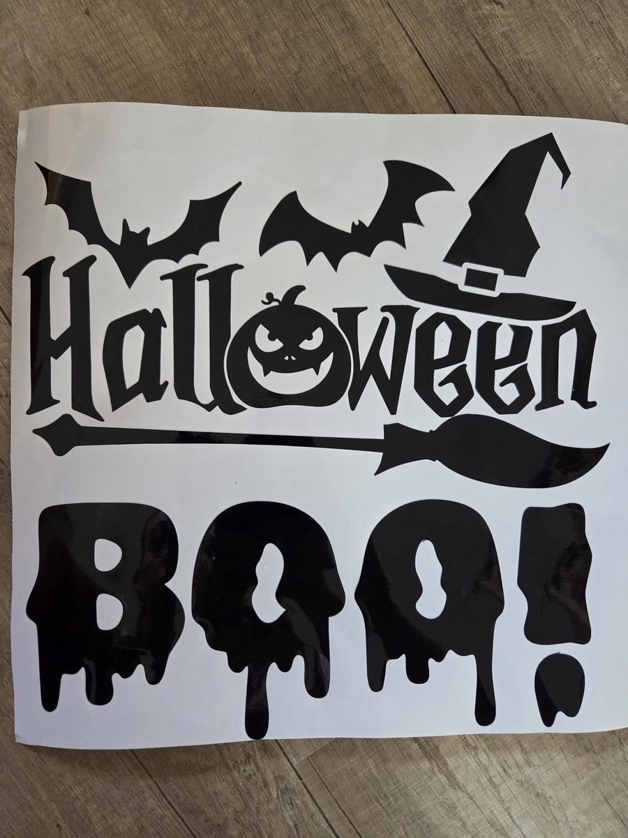 Herbruikbare Halloween raamstickers van vinyl voor volwassenen