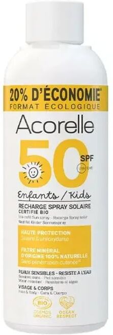 Acorelle Recarga Spray Solar Crianças SPF50 150 ml