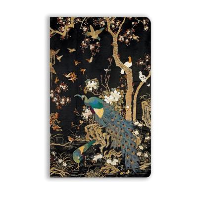 Premium Softcover Notizbuch: Ashmolean Museum, Bestickter Wandbehang mit Pfau, Nonbook von Flame Tree Publishing, Browntrout, 978-1-80417-897-3