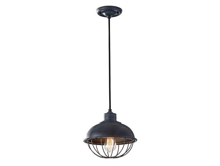 Elstead Lighting Hängeleuchte, Dunkelgrau, Metall, 29 cm, RoHS, Lampen & Leuchten, Innenbeleuchtung, Hängelampen, Pendelleuchte