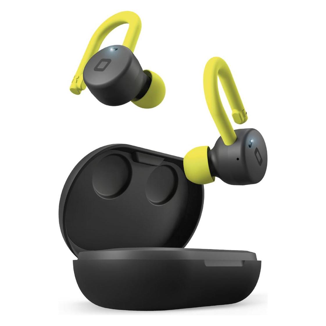 SBS Sportliche TWS-Kopfhörer nach IPX5 mit Kopfbügel, Touch-Controls und Ladestation (4 h, Kabellos) (TESPEARTRAINTWSBTK)