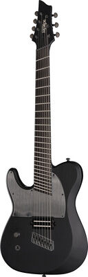 Schecter PT-7 MS Black Ops LH Mattschwarz offenporig