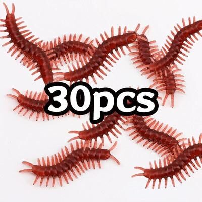 Uplift Treasures 50 Piece Realistic Fake Cockroach Prank Toy Set centipede 30pcs