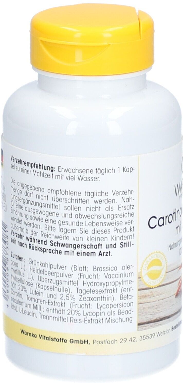 WARNKE Carotinoid Komplex Kapseln 100 St