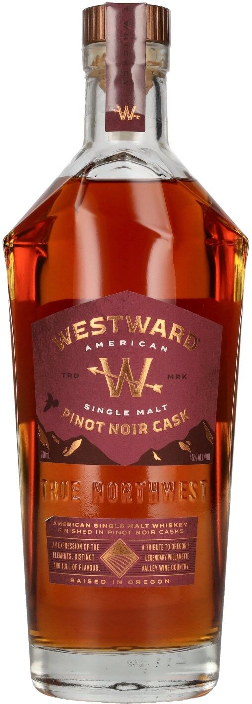 Westward Whiskey Westward American Single Malt Whiskey Pinot Noir Cask 45% Vol. 0,7l