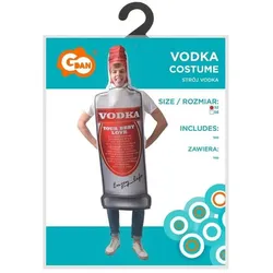 GoDan Wodka-Erwachsenenkostüm, Grösse 52 (52)