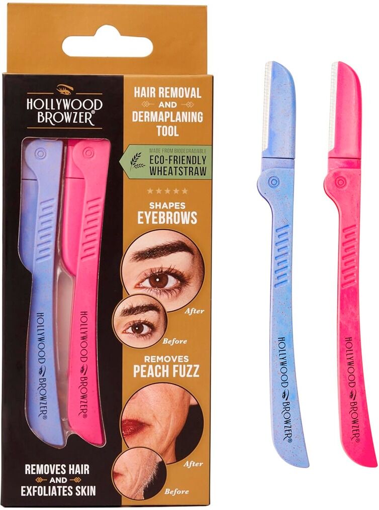 Hollywood Browzer Dermaplaner - Duo Browzer - Amethyst & Pink Sapphire