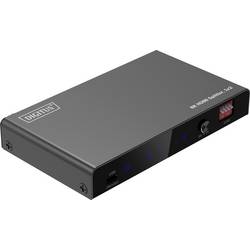 Digitus DS-55339 1+2 Port HDMI-Splitter Metallgehäuse, LED-Anzeige, mit Status-LEDs, zur internen Verwendung 7680 x 4320 Pixel Schwarz