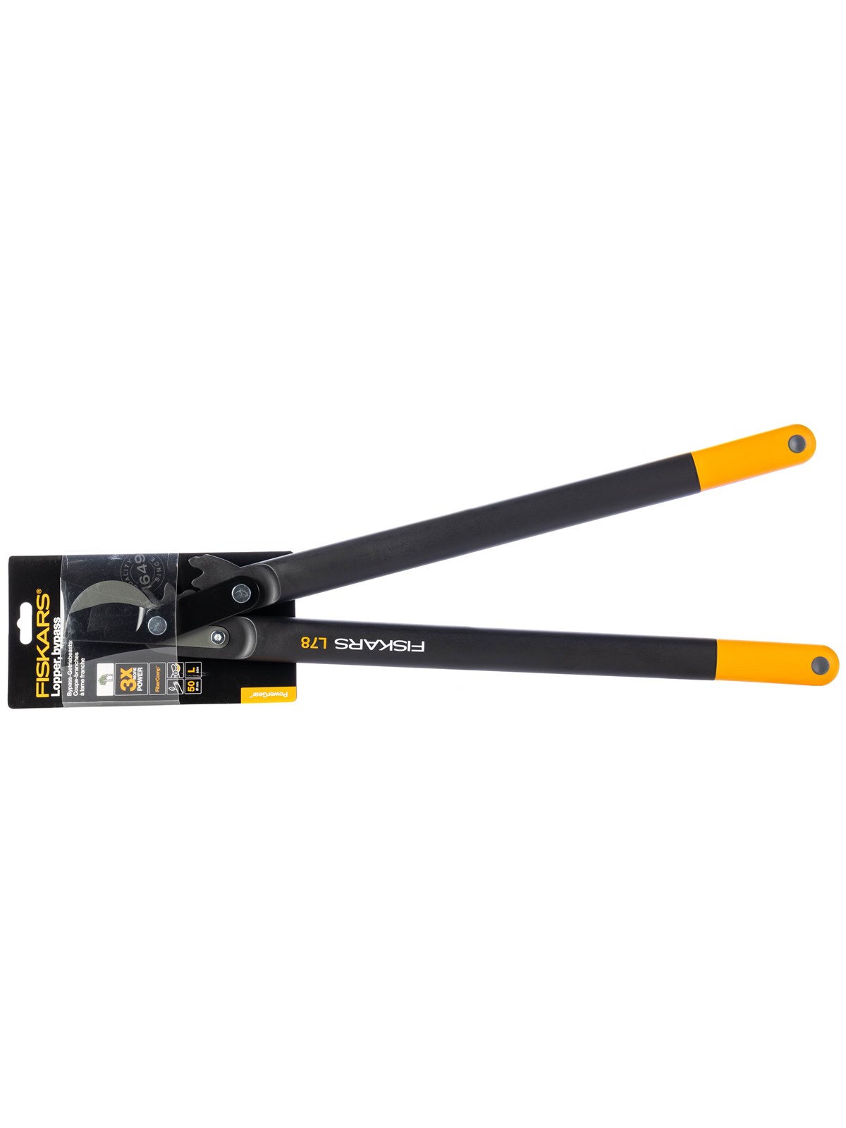 Fiskars PowerGear Bypass Astschere (L) L78