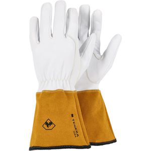 Tegera Schweißerhandschuhe Welding 126A, Echt Leder, lange Stulpe, Größe XL
