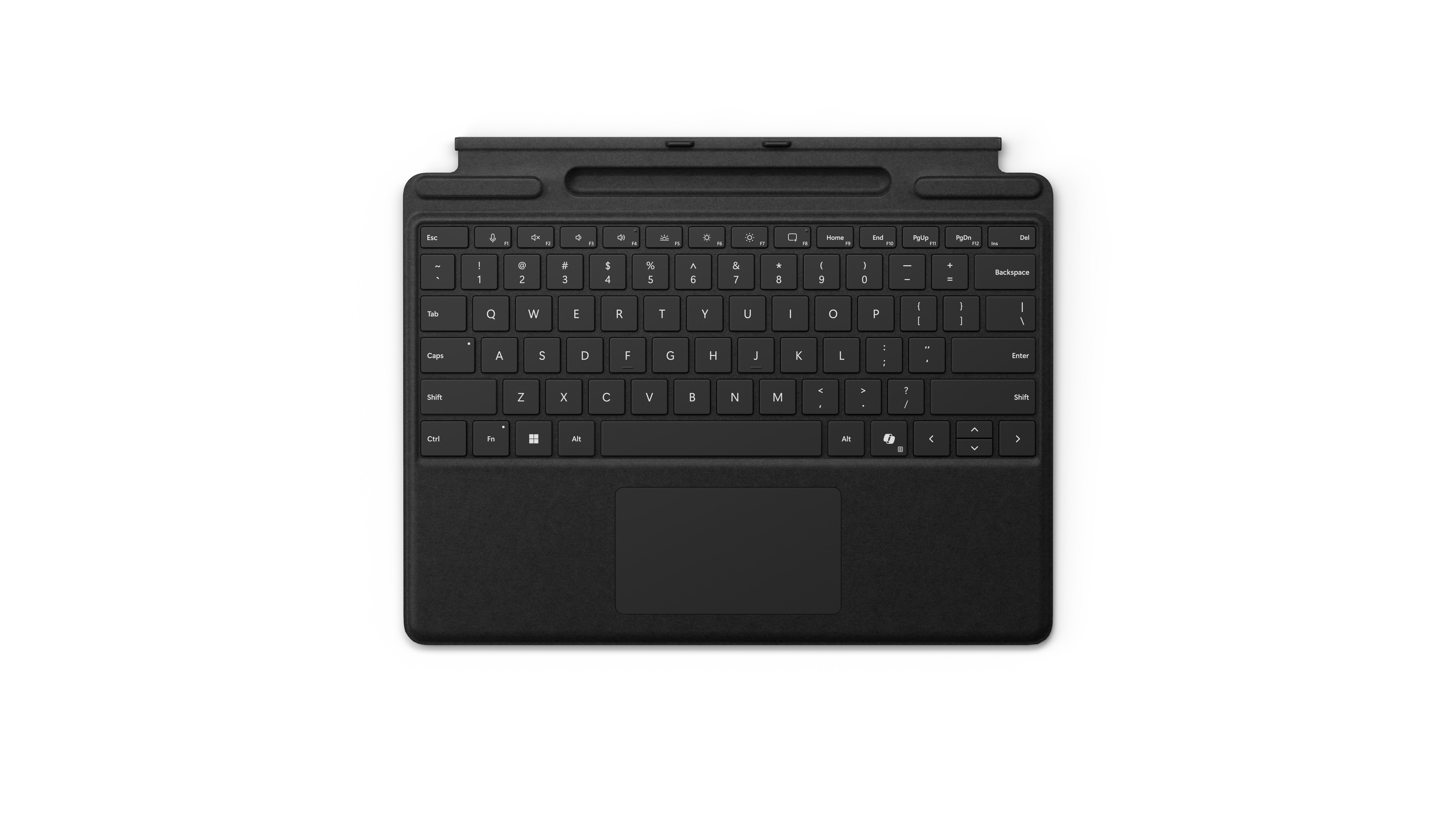 Microsoft Surface Pro Keyboard mit Stiftaufbewahrung schwarz