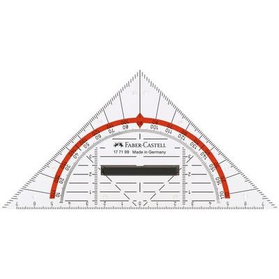 Faber-Castell Geodreieck klein mit Griff 14cm
