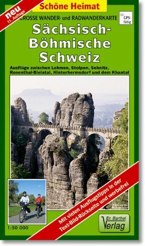 Doktor Barthel Wander- und Radwanderkarten, Sächsisch-Böhmische Schweiz, Große Wanderkarte - Preis vom 06.10.2026 07:26:00 h