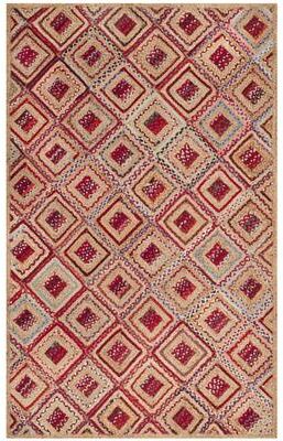 SAFAVIEH Cape Cod Elfie Handmade Jute Area Rug