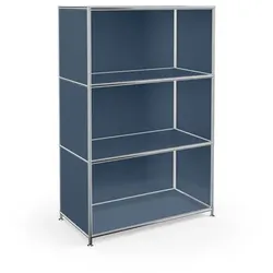 Aktenregal System 4 Metall Violettblau