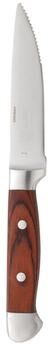 Oneida 18/0 Stainless Steel Ionian Wooden Handle Steak Knives (Set of 12)