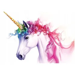 FOTOTAPETE Kinderzimmer Mädchen Einhorn Tapete Kinder 250x175