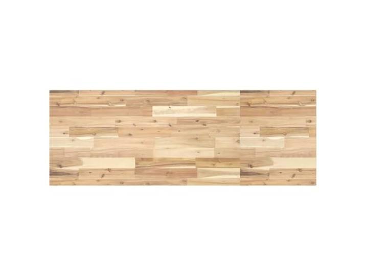 hliofuir Tischplatte 160x50x2 cm Massivholz Akazie Rechteckig Vielseitiges Naturholz für Esszimmer oder Büro, individuell lackierbar und unkompliziert mit feuchtem Tuch zu pflegen.