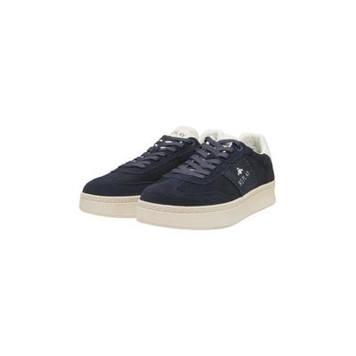 Sneaker REPLAY "Replay PLAYME", Herren, Gr. 42, blau (navy), Leder, Schuhe Sneaker