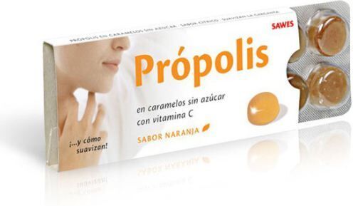 Sawes Propolis Orange Candy Blister 22 gr