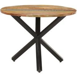 vidaXL, Esstisch, Jabeles (Recyceltes Massivholz) (100 x 75 cm)