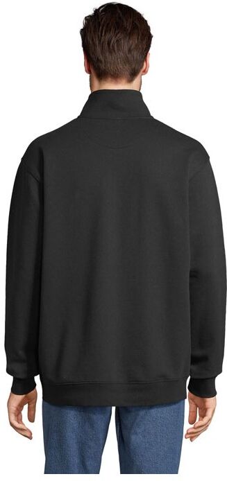Sweat Zip Col Confortable et Éthique Personnalisé - Conrad noir