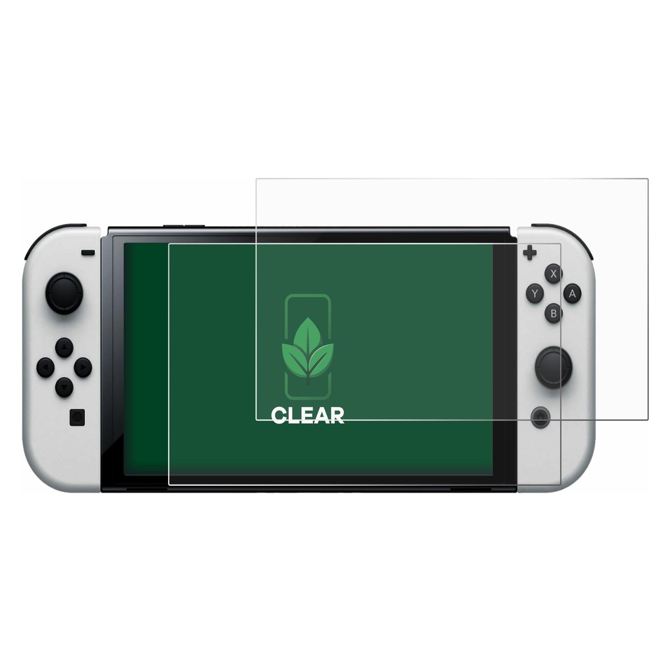 ScreenLeaf Schutzfolie für Nintendo Switch OLED-Modell Displayschutz Display Schutz Folie Klar Transparent (6142284)