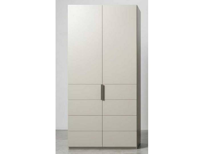 JVmoebel Kleiderschrank Kleiderschrank Schrank Beige Modern Edel Schlafzimmer Schrankwand