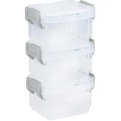alpina Aufbewahrungsbox 7,5x6,5x5cm 145ml Transparent, Vorratsbehälter, Transparent