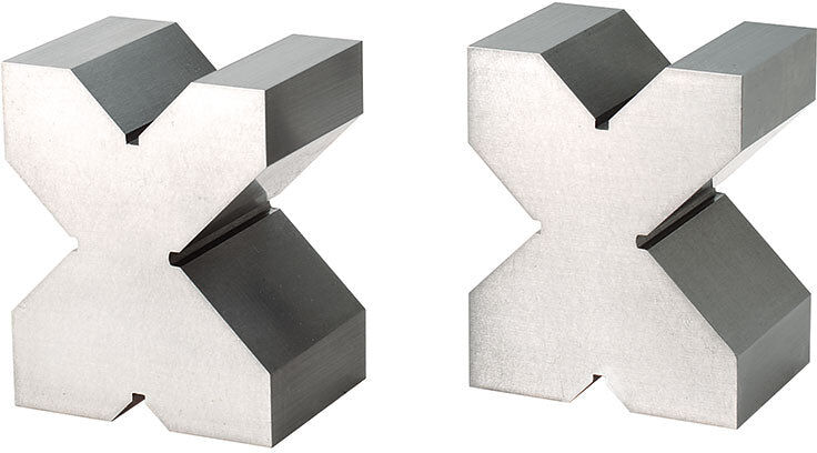 Fervi P201/1 Coppia prismi rettificati (100x80x60 mm)