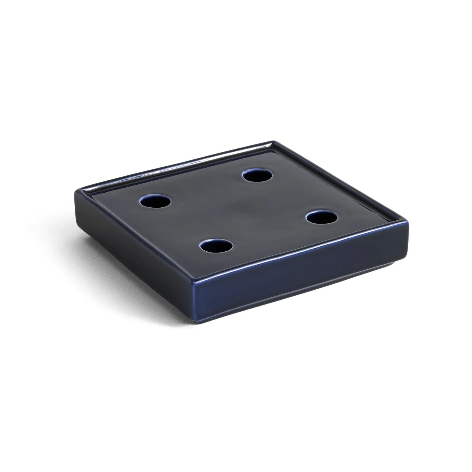HAY Mattone kandelaar large Dark blue