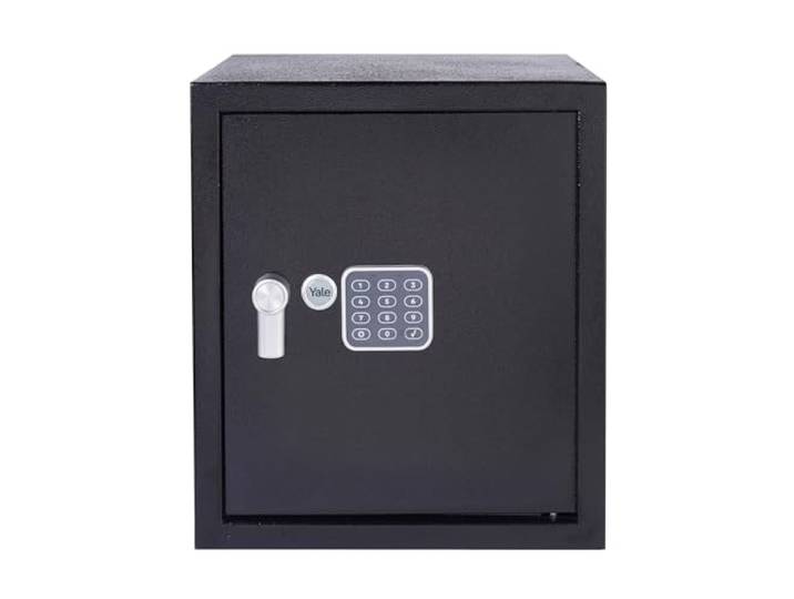 Yale Coffre-fort Électronique - Large 40L - Serrure 100 000 combinaisons\, verrou électronique code 3 à 8 chiffres - dimensions 39x35x36cm YSV/390/DB2