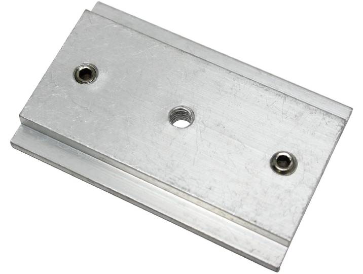 Gardinenstangenhalter GARDINIA Gardinenschienen-Verbinder Gr. 1, silber (silberfarben), Blacklist, Gardinenstangenhalterungen, Gardinenstangenhalter, Serie Flächenvorhang-Technik Atlanta 3-läufig