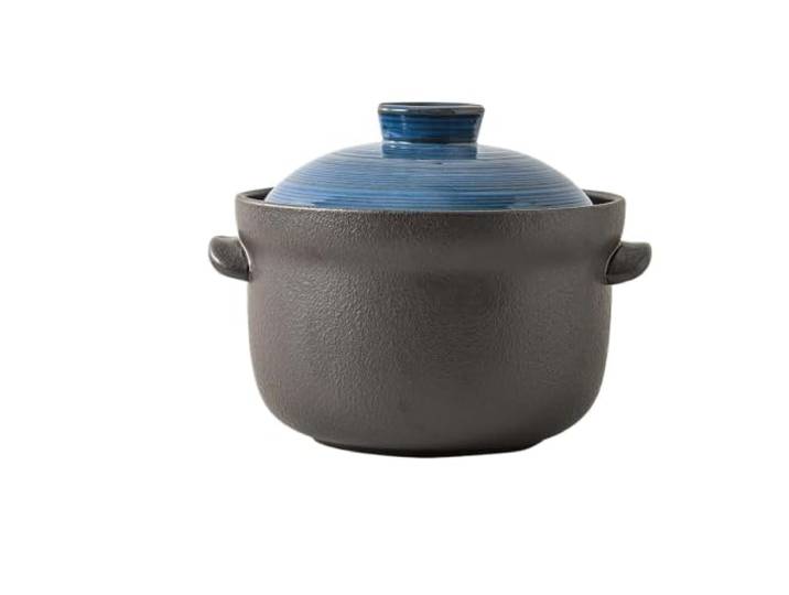 Keramiktopf for Kochen von Tonauflauf Küchen-Kochgeschirr-Eintopf, großer Suppentopf, Kochtopf(1PC 4.5L POT)