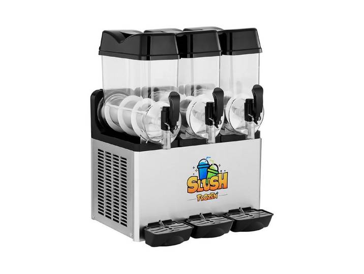Royal Catering Slush-Eismaschine 3 x 12 L Slushmaschine Eismaschine Softeis Slusheis Gastronomie, 980 W
