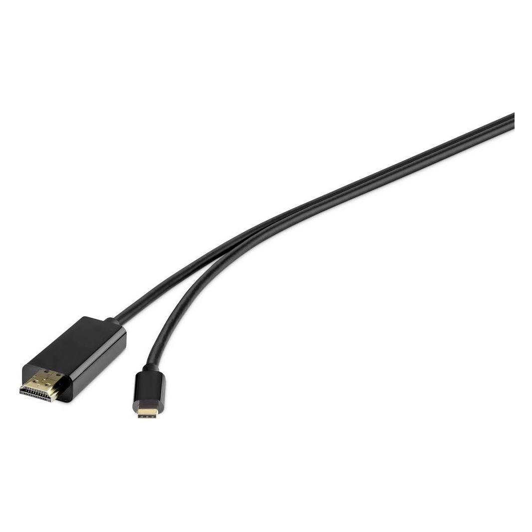 Renkforce USB-C zu HDMI Anschlusskabel 1.8 m (1.80 m) (RF-4535910)