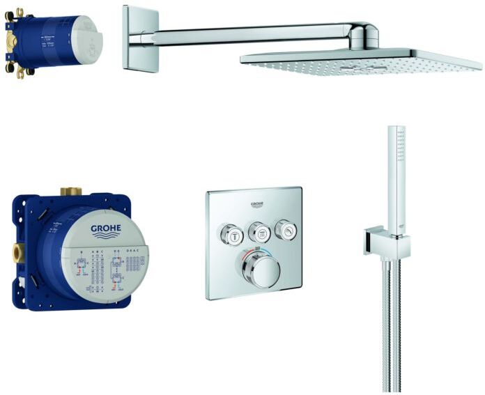 Grohe Grohtherm Smartcontrol Unterputz-Duschsystem 34804000 chrom