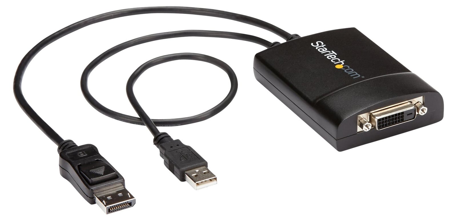 StarTech.com DisplayPort naar Dual Link DVI actieve converter met USB-voeding - Zwart