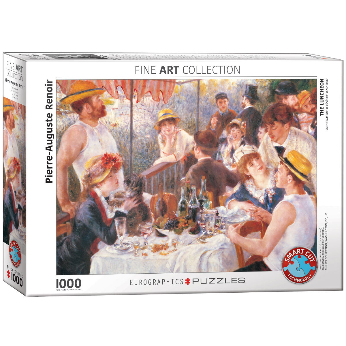 Eurographics Puzzel van 1000 stukjes met afbeelding Ontbijt van de roeiers van Renoir