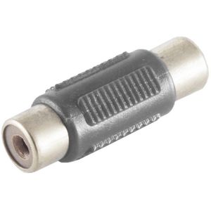 S-Conn Audio-Adapter 57040, schwarz, Cinch-Buchse auf Cinch-Buchse